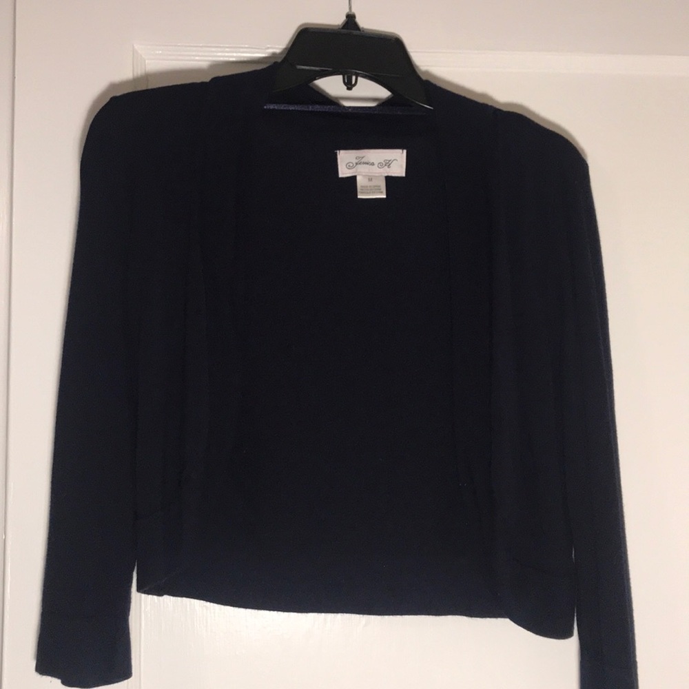 Classy Navy Jessica H Bolero Sweater